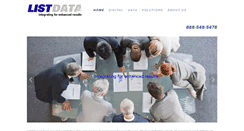 Desktop Screenshot of listdata.com